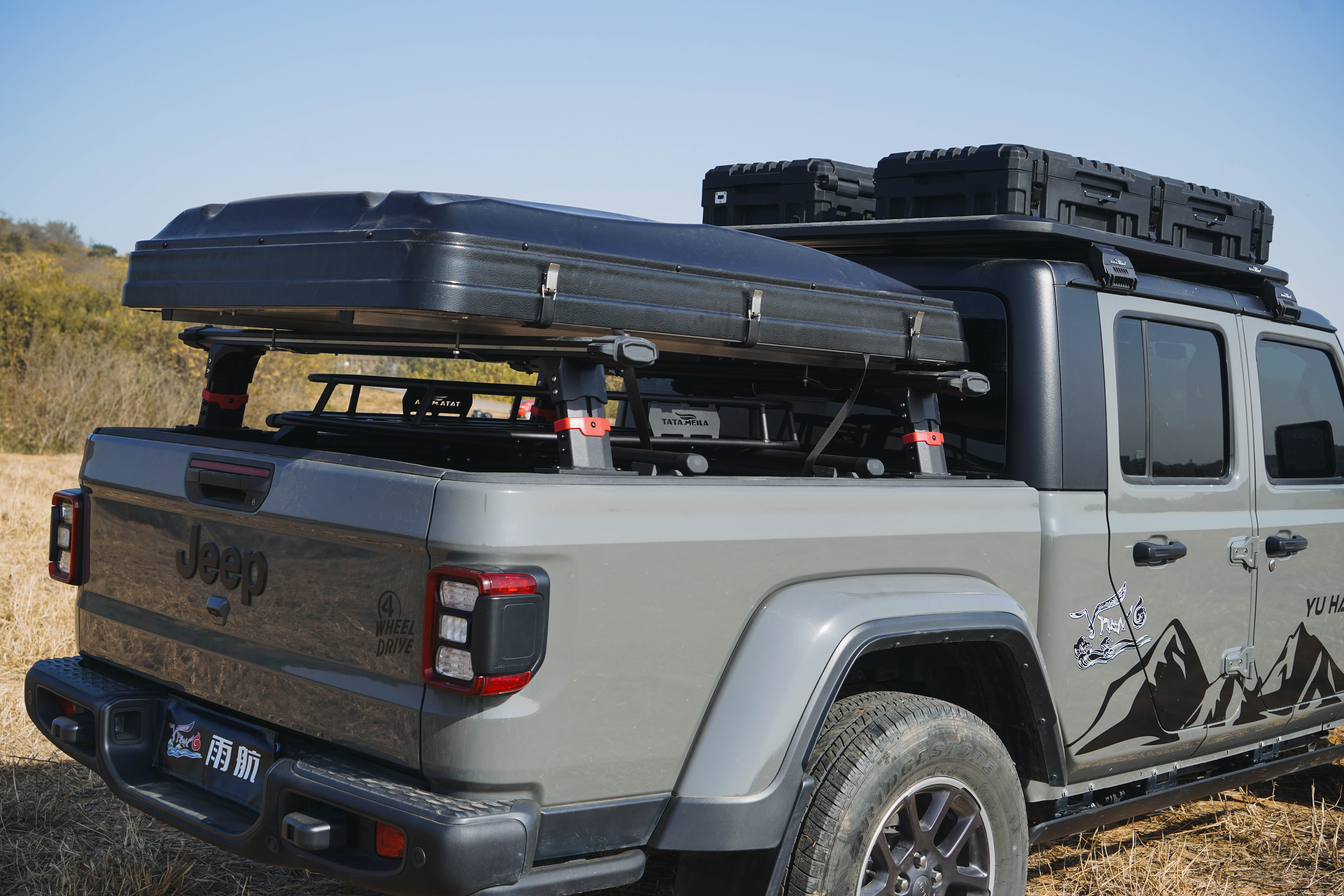 Universal Heavy Duty Cross Bars for Pickups / Truck Bed-YH-A-036B